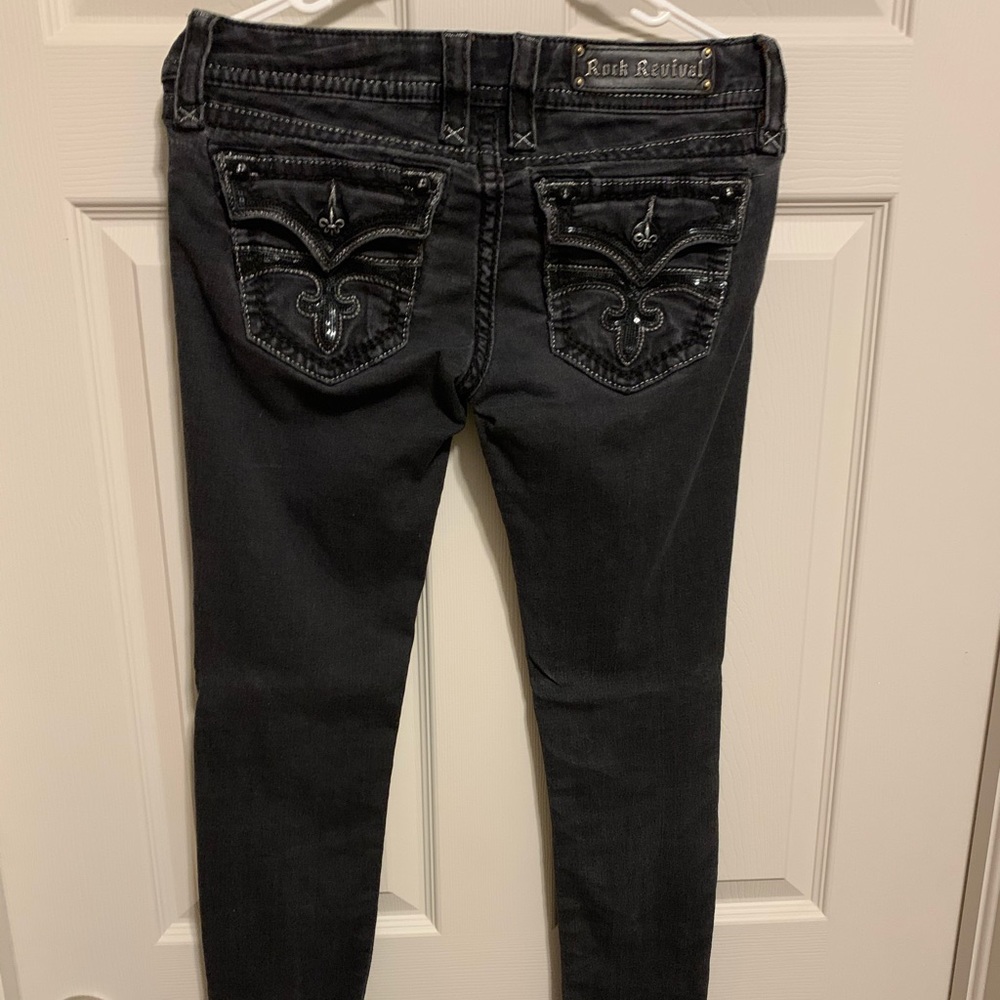 Women’s Rock Revival Jeans.